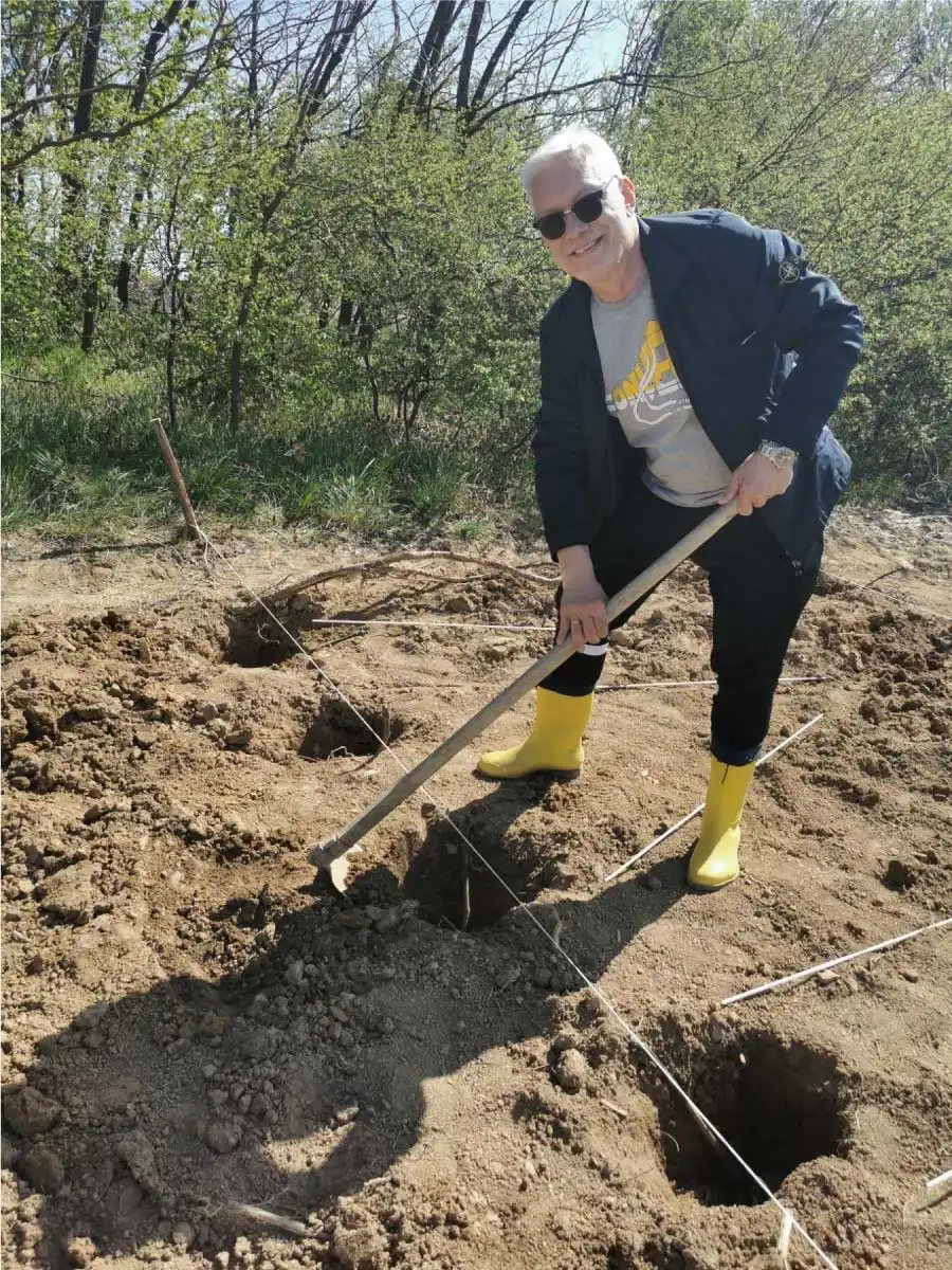 digging a new row